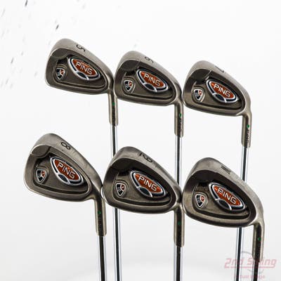 Ping i10 Iron Set 5-PW Ping AWT Steel Stiff Right Handed Green Dot +1/4"
