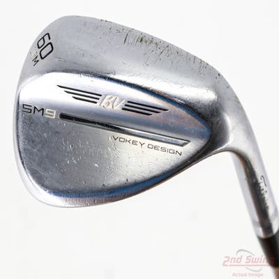 Titleist Vokey SM9 Tour Chrome Wedge Lob LW 60° 8 Deg Bounce M Grind True Temper Dynamic Gold Tour Issue S400 Steel Stiff Right Handed 35.5in