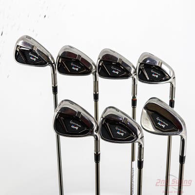 TaylorMade M4 Iron Set 5-PW AW UST Mamiya Recoil ES 460 Graphite Regular Right Handed +1/2"