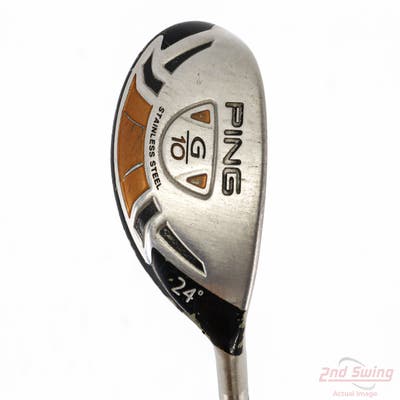 Ping G10 Hybrid 4 Hybrid 24° Grafalloy ProLaunch Red Hybrid Graphite Regular Right Handed 39.5in
