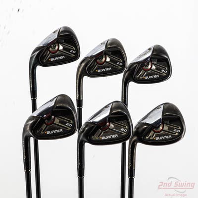 TaylorMade Burner 2.0 Iron Set 6-PW SW TM Superfast 65 Graphite Regular Left Handed +1"