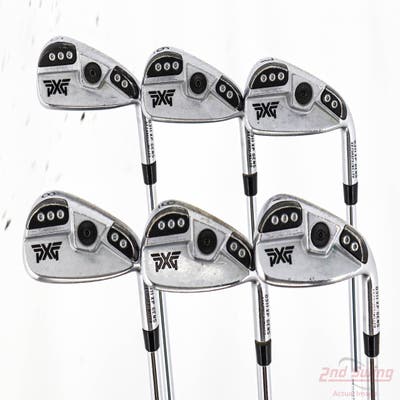 PXG 0311 XP GEN5 Chrome Iron Set 5-PW Project X LZ 6.0 Steel Stiff Right Handed STD