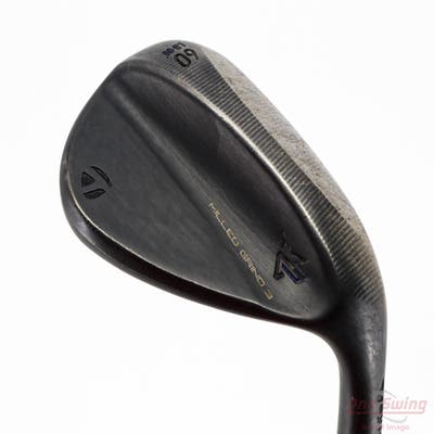 TaylorMade Milled Grind 3 Raw Black Wedge Lob LW 60° 8 Deg Bounce LB True Temper Dynamic Gold Tour Issue S200 Steel Stiff Right Handed 35.0in
