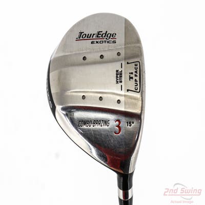 Tour Edge Exotics Fairway Wood 3 Wood 3W 15° Stock Graphite Shaft Graphite Stiff Right Handed 43.25in