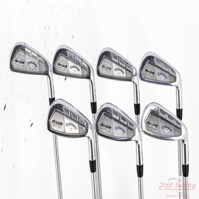 Callaway Razr X Forged Iron Set 4-PW FST KBS Tour C-Taper 120 Steel Stiff Right Handed STD