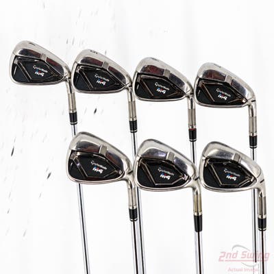 TaylorMade M4 Iron Set 4-PW FST KBS MAX 85 Steel Stiff Right Handed -1/4"