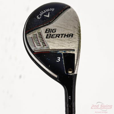 Callaway 2014 Big Bertha Fairway Wood 3 Wood 3W 15° Mitsubishi Rayon Fubuki Z 65 Graphite Stiff Right Handed 43.25in