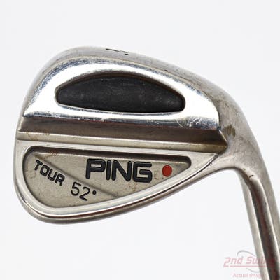 Ping Tour Chrome Wedge Gap GW 52° Stock Steel Shaft Steel Wedge Flex Right Handed Red dot 35.25in