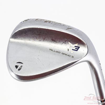 TaylorMade Milled Grind 3 Raw Chrome Wedge Sand SW 56° 12 Deg Bounce True Temper Dynamic Gold Tour Issue S200 Steel Stiff Right Handed 35.0in