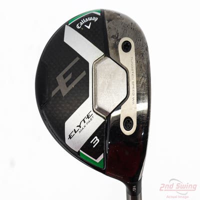 Callaway Elyte Max Fast Fairway Wood 3 Wood 3W 16° Mitsubishi Vanquish PL 40 Graphite Senior Right Handed 43.0in