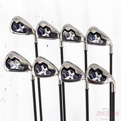 Callaway X-18 Iron Set 3-PW Callaway System CW75 Graphite Regular Right Handed +1/4"