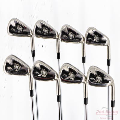 Callaway X-22 Tour Iron Set 3-PW Project X Rifle 6.0 Steel Stiff Right Handed +1/4"