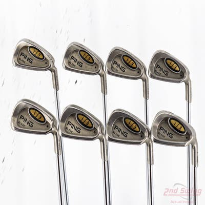 Ping i3 Blade Iron Set 3-PW Stock Steel Shaft Steel Stiff Right Handed Black Dot +1/4"