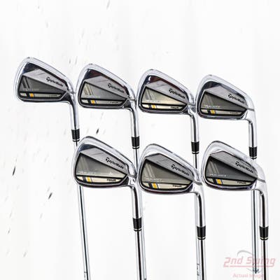 TaylorMade Rocketbladez Tour Iron Set 4-PW True Temper Dynamic Gold X100 Steel X-Stiff Right Handed +1"