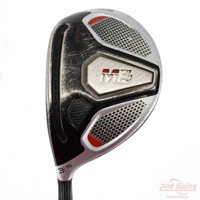 TaylorMade M6 Fairway Wood 3 Wood 3W 15° Fujikura ATMOS 6 Orange FW Graphite Stiff Left Handed 43.5in