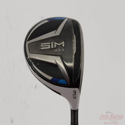TaylorMade SIM MAX Fairway Wood 3 Wood 3W 15° Fujikura Ventus Blue 5 FW Graphite Regular Right Handed 43.75in