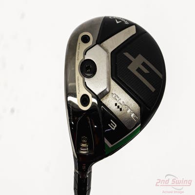Callaway Elyte Triple Diamond Fairway Wood 3 Wood 3W 15° Mitsubishi Tensei 1K Black 75 Graphite Stiff Left Handed 43.5in