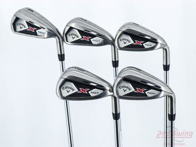 Callaway 2013 X Hot Iron Set 6-PW True Temper Speed Step 85 Steel Stiff Right Handed +1 3/4"