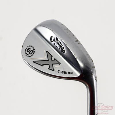 Callaway X-Series Chrome Wedge Lob LW 60° 10 Deg Bounce Titleist Vokey BV Steel Wedge Flex Right Handed 35.5in