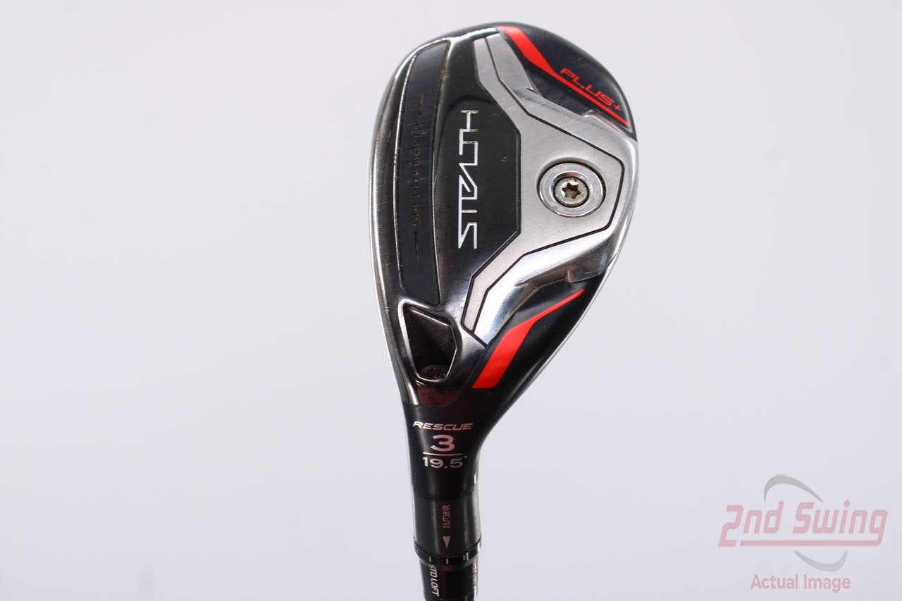TaylorMade Stealth Plus Rescue Hybrid 3 Hybrid 19.5° PX HZRDUS Smoke Red RDX HY Graphite Stiff Left Handed 40.5in