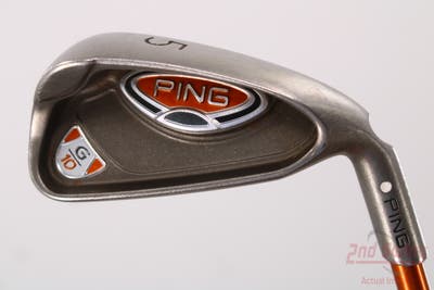 Ping G10 Single Iron 5 Iron Ping TFC 129I Graphite Regular Right Handed White Dot 38.25in