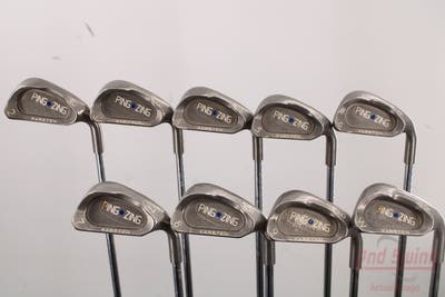 Ping Zing Iron Set 2-PW Ping JZ Steel Stiff Right Handed Blue Dot 38.0in