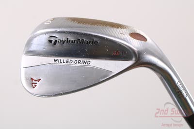TaylorMade Milled Grind Satin Chrome Wedge Lob LW 60° 10 Deg Bounce True Temper Dynamic Gold Steel Wedge Flex Right Handed 35.5in