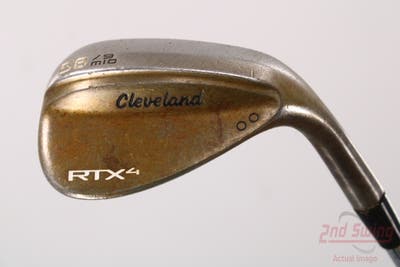 Cleveland RTX 4 Tour Raw Wedge Lob LW 58° 9 Deg Bounce Dynamic Gold Spinner TI Steel Wedge Flex Right Handed 35.75in