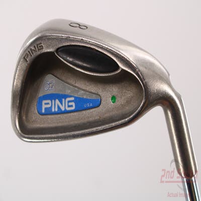 Ping G2 Single Iron 8 Iron Stock Steel Shaft Steel Stiff Right Handed Green Dot 37.0in