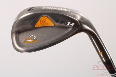Cleveland CG14 Gunmetal Wedge Lob LW 58° 10 Deg Bounce Cleveland Traction Wedge Steel Wedge Flex Right Handed 35.5in