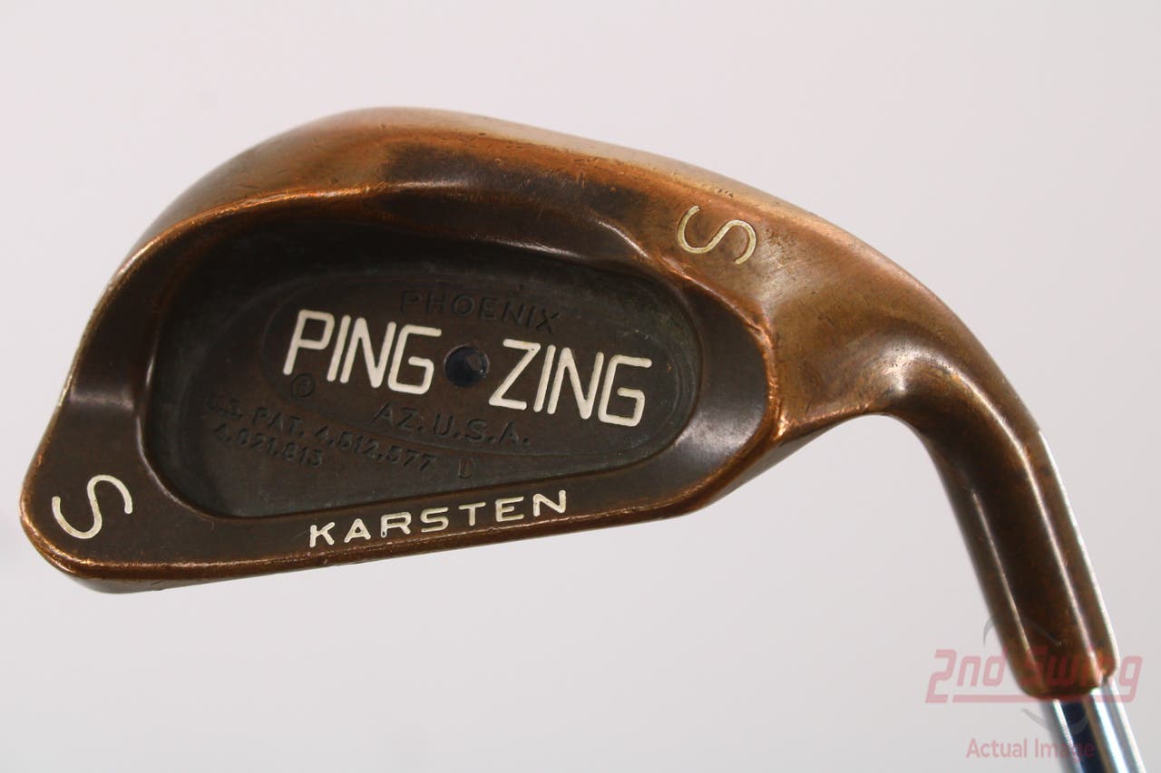 Ping Zing Beryllium Copper Wedge Sand SW Ping JZ Steel Stiff Right Handed Black Dot 35.5in