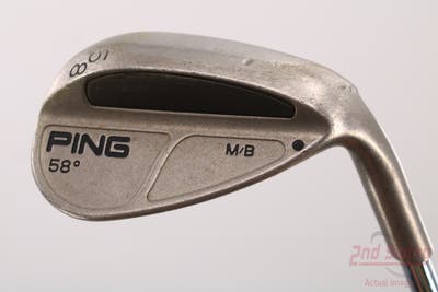 Ping MB Wedge Lob LW 58° Ping DGS Steel Stiff Right Handed Black Dot 35.5in