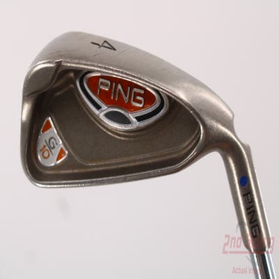 Ping G10 Single Iron 4 Iron Ping AWT Steel Stiff Right Handed Blue Dot 38.5in