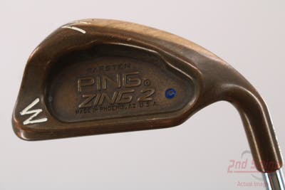 Ping Zing 2 Beryllium Copper Wedge Pitching Wedge PW Ping JZ Steel Stiff Right Handed Blue Dot 35.75in
