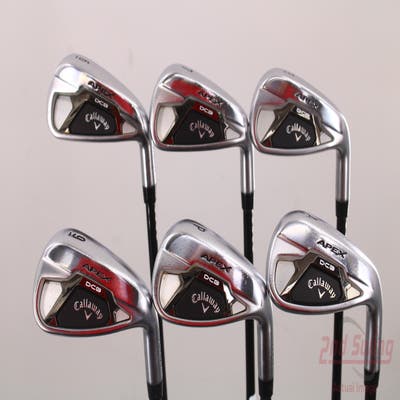 Callaway Apex DCB 21 Iron Set 6-PW AW Accra I Series Graphite Senior Right Handed 38.25in