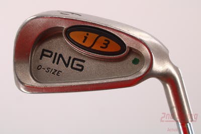 Ping i3 Oversize Single Iron 6 Iron Ping JZ Steel Stiff Right Handed Green Dot 37.75in