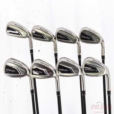TaylorMade Stealth HD Iron Set 5-PW AW SW Project X Catalyst 60 Graphite Regular Right Handed +3/4"
