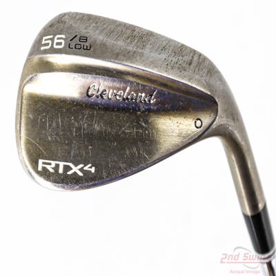 Cleveland RTX 4 Tour Raw Wedge Sand SW 56° 8 Deg Bounce Dynamic Gold Tour Issue S400 Steel Stiff Right Handed 35.5in