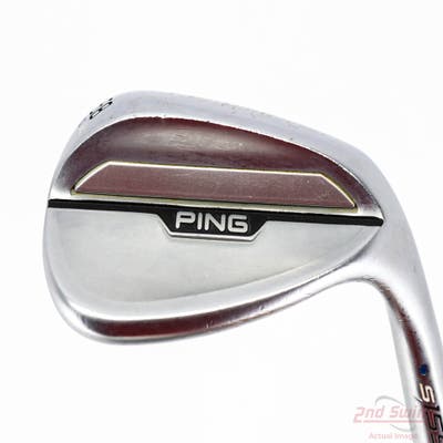 Ping s159 Chrome Wedge Lob LW 58° 14 Deg Bounce W Grind Ping Z-Z115 Steel Wedge Flex Right Handed Blue Dot 35.25in