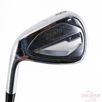Titleist 2023 T350 Single Iron 8 Iron True Temper AMT Red R300 Steel Regular Left Handed 36.5in