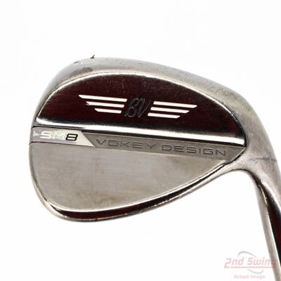 Titleist Vokey SM8 Brushed Steel Wedge Lob LW 60° 14 Deg Bounce K Grind Titleist Vokey BV Steel Wedge Flex Right Handed 35.25in