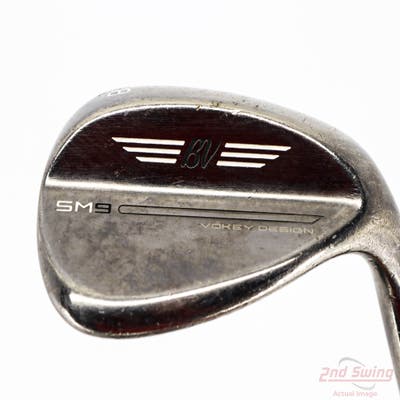 Titleist Vokey SM9 Brushed Steel Wedge Lob LW 58° 14 Deg Bounce K Grind True Temper AMT Black S300 Steel Stiff Right Handed 35.25in