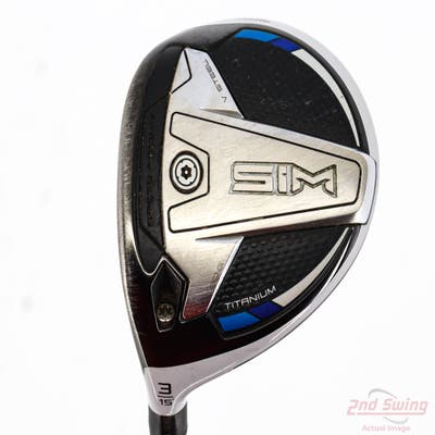 TaylorMade SIM Ti Fairway Wood 3 Wood 3W 15° Mitsubishi Diamana F75 Limited Graphite Stiff Left Handed 43.75in