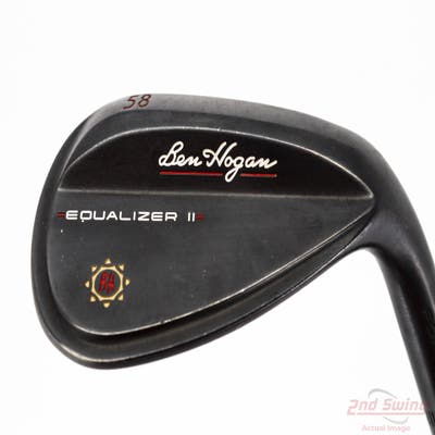 Ben Hogan Equalizer II Black Wedge Lob LW 58° True Temper Dynamic Gold S200 Steel Regular Right Handed 36.25in