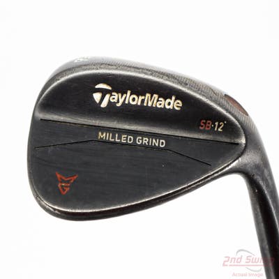 TaylorMade Milled Grind Black Wedge Sand SW 56° 12 Deg Bounce SB Project X LZ 6.0 Steel Stiff Right Handed 35.25in