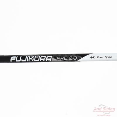 Used W/ TaylorMade RH Adapter Fujikura Pro 2.0 Tour Spec 60g Driver Shaft X-Stiff 43.5in