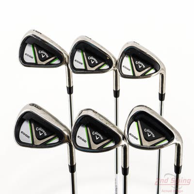 Callaway 2018 Edge Iron Set 6-PW SW Callaway Stock Steel Steel Regular Right Handed -1/4"