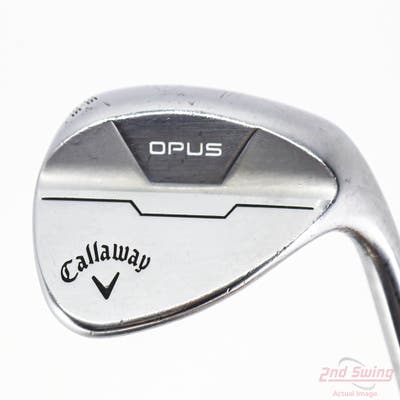 Callaway Opus Brushed Chrome Wedge Sand SW 56° 12 Deg Bounce S Grind True Temper Dynamic Gold Mid 115 Wedge Steel Wedge Flex Right Handed 35.25in
