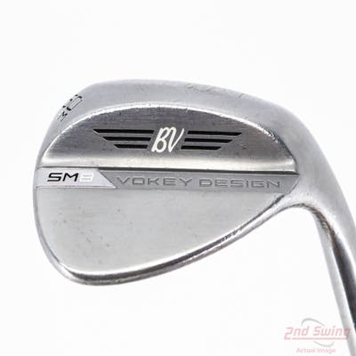 Titleist Vokey SM8 Tour Chrome Wedge Lob LW 60° 8 Deg Bounce M Grind Titleist Vokey BV Steel Wedge Flex Right Handed 35.25in