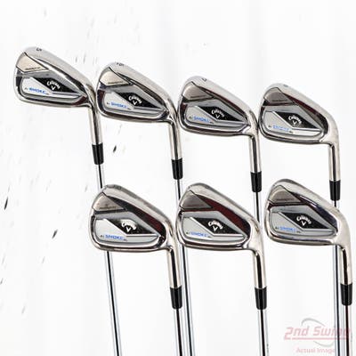 Callaway Paradym Ai Smoke HL Iron Set 5-PW AW True Temper Dynamic Gold Tour Issue X100 Steel X-Stiff Right Handed +1/2"